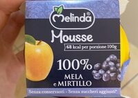 Mousse mela Golden e mirtillo