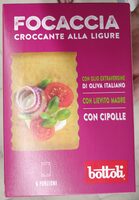 Focaccia croccante con cipolle