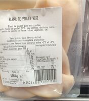 Blanc de poulet roti