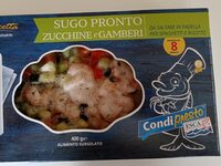 Sugo pronto zucchine e gamberetti