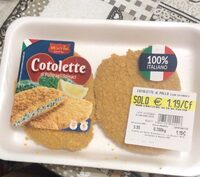 Cotolette di pollo agli spinaci