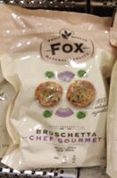 Bruschetta chef gourmet