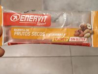 Barrita de frutos secos y vitaminas