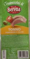 Tramezzino tonno pomodori e olive