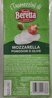 Tramezzino mozzarella pomodori e olive