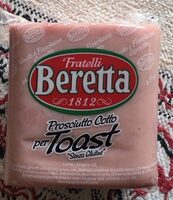 Prosciutto cotto per toast “senza glutine”