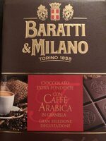 Chocolat extra noir avec grain de café arabica