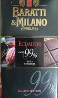 Tablette chocolat noir 99% cacao