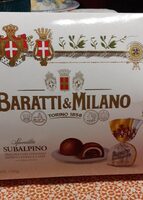 Praline con finissimo ripieno panna caffè con infuso alcolico