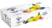 Yogurt intero - 125g x 8 - Limone | Fragola | Frutti di bosco | Banana