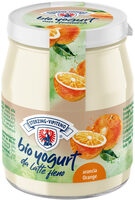 Yogurt biologico intero da latte fieno STG - 150g - arancia