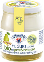 Yogurt su frutta bio magro da latte fieno STG - 150g - pera/zenzero