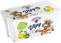 Vipy Yogurt biologico da latte fieno - pera - 115g x 2