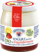 Yogurt su frutta bio magro da latte fieno STG - 150g - fragola/limone