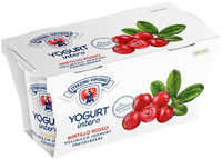 Yogurt intero - 125g x 2 - mirtillo rosso