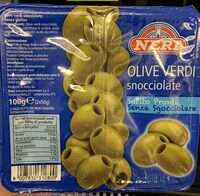 Olive verdi snocciolate