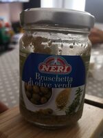 Bruschetta di olive verdi