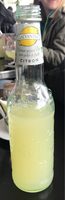 Boisson gazeuse bio avec pulpe de fruits citron