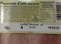 Prosciutto cotto