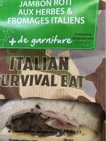 Italian Survival Eat Jambon Rôti aux Herbes Et Fromages Italien