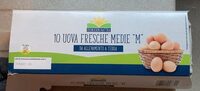 10 uova fresche medie “m”