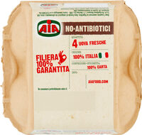 Noantibiotici uova fresche da galline allevate a terra