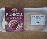 Bonroll con radicchio rosso e scamorza affumicata