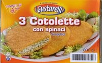 Cotolette con spinaci (surgelate)