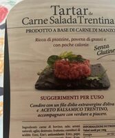 Tartar carne salata trentina