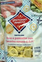 Tortelloni fave e pancetta con pecorino