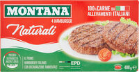 Hamburger naturali surgelati