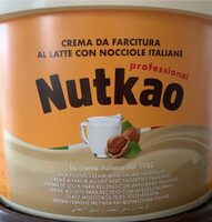 Crema da farcitura al latte con nocciole italiane