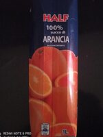 Half succo di arancia