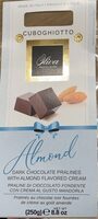 Dark chocolate pralines with almond cream