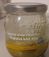 Olive snocciolate taggiasche in olio extravergine di oliva