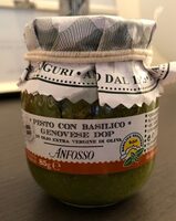 Pesto con basilico genovese dop