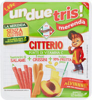 Un due tris! merenda bastoncini di salame + maxi