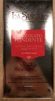 Cioccolato fondente senza zuccheri aggiunti