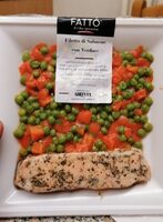 Filetto di salmone con verdure