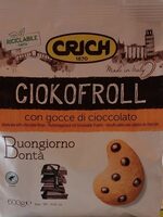 Ciokofroll con gocce di cioccolato