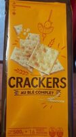 Crackers salés au blé complet
