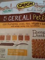 5 cereali petit con frumento, orzo, riso, segale e avena