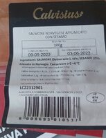 Salmone norvegese affumicato con sesamo