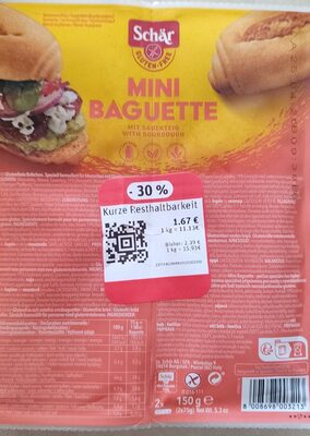 MINI BAGUETTE - 2 pièces by Schär