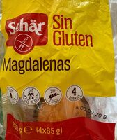 Magdalenas sin gluten