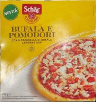 Pizza bufala e pomodori