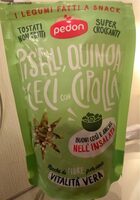 Piselli, quinoa e ceci con cipolla