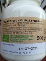 B yogurt biologico