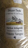 Farina integrale macinata a pietra per polenta