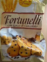 Fortunelli con gocce di cioccolato